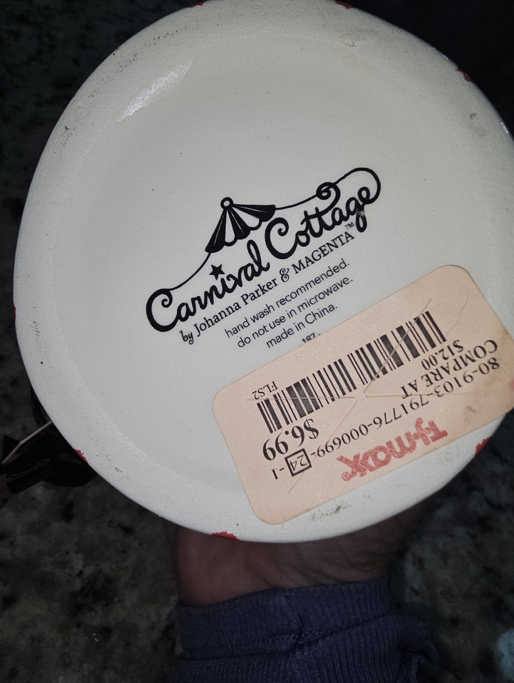 Johanna Parker Carnival Cottage Mug NWT - Picture 5 of 5